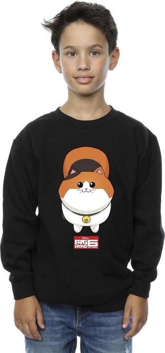 Actual product image Disney Boys Big Hero 6 Baymax Kitten Face Sweatshirt (104)