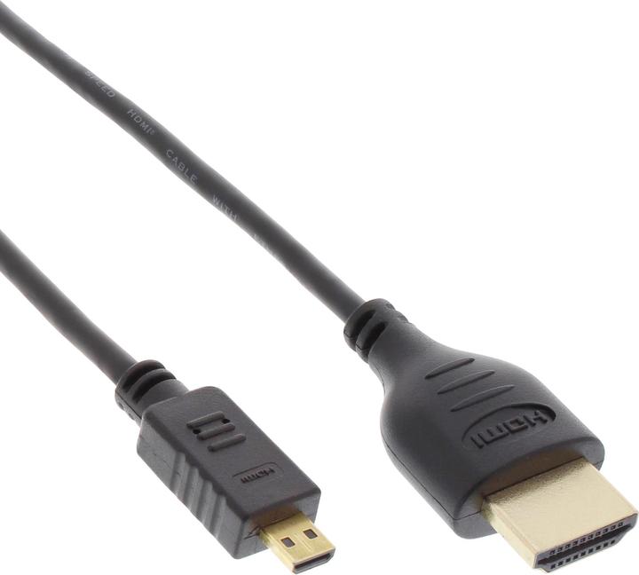 Actual product image InLine HDMI (Typ A) — micro HDMI (Typ D) (1 m, HDMI)
