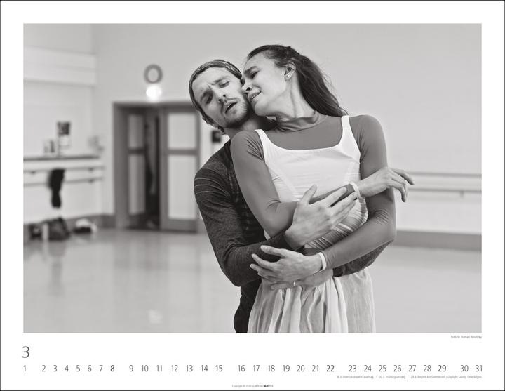 Produktbild Ballettsaal - Stuttgarter Ballett Kalender 2026 (44 x 34 cm, Englisch, Deutsch)