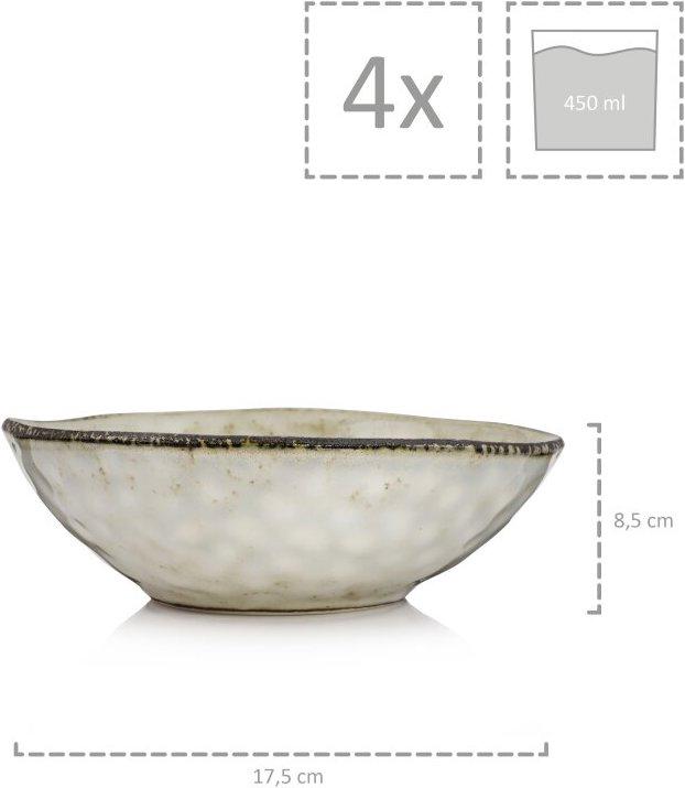 Actual product image Sänger Geschirr Pompei Bowl Set (17.50 cm, 0.45 l, 4 x)