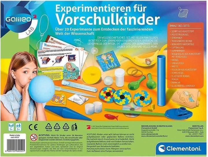 Produktbild Clementoni Galileo: Experimentieren für Vorschulkinder