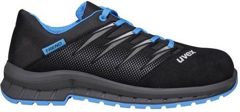 Produktbild Uvex Safety 2 trend Halbschuhe S2 69398 blau, schwarz Weite 11 GrÃ¶ÃŸe 51 (S2, 51)