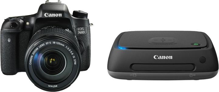 Actual product image Canon EOS 760D 18-135mm Connect Station Kit