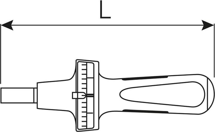 Actual product image Stahlwille 760 Torque screwdriver TORSIOMETER, size 60, 120 - 600 cNm (1/4", 12000 Nm, 60000 Nm)