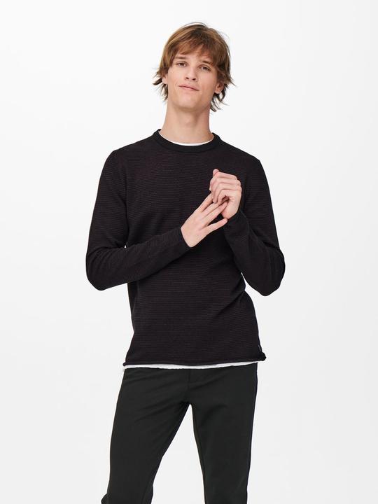 Actual product image Only & Sons Rundhalsausschnitt Strickpullover (S)