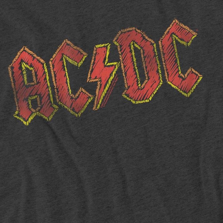 Immagine prodotto AC/DC Maglietta Logo Disegnato a Mano Adulto Unisex (3XL)