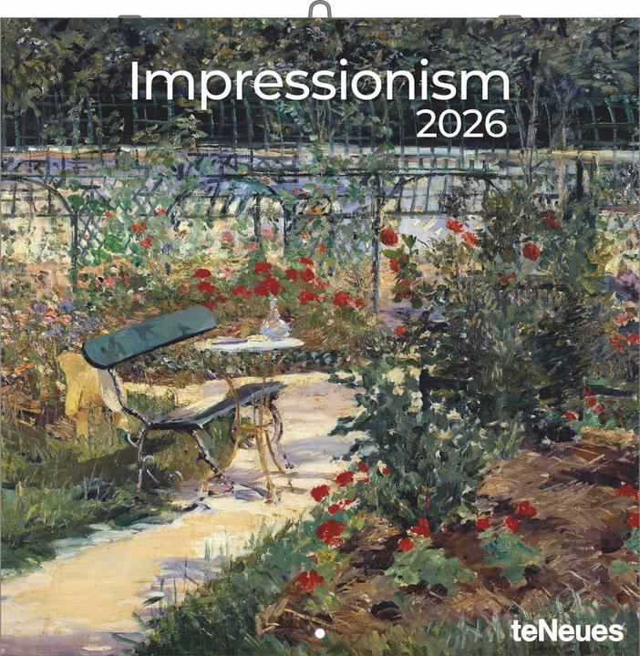 Actual product image Impressionism2026-Wand-Kalender-Borschüren-Kalender-30x30-30x60geöffne (30 x 30 cm, Hardcover, Dutch, English)