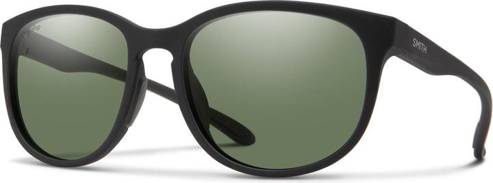 Actual product image Smith Lake Shasta (Mat Black, polarised grey green)