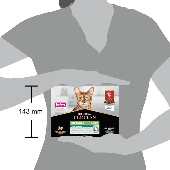 Image du produit Purina ONE Sterilised NUTRISAVOUR (Adulte, 10 pcs, 850 g)