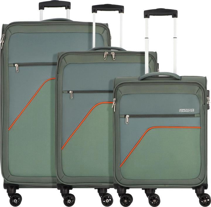 Immagine prodotto American Tourister Set di valigie a 4 ruote Sky Surfer 3 pezzi (205 l, XL (da 115l))