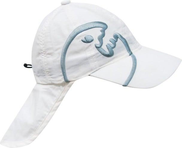 Produktbild IQ-UV UV Schutz Cap Bites mit Nackenschutz Kinder, weiss (1 Stk) (Sonnencreme Gesicht, SPF 50+)