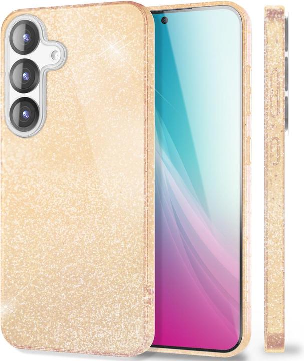 Image du produit Nalia ShinePop - Stabile Glänzende Glitzer Hülle - Glamour Glitter Cover (Samsung Galaxy S25)