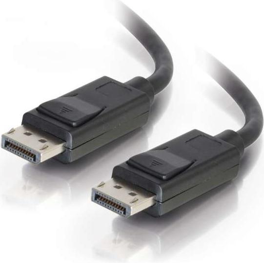 Immagine prodotto C2G 54400 Cavo DisplayPort con chiusure M/M, compatibile con 8K UHD - Audio Video Digitale, Nero (3 (0.91 m, DisplayPort)