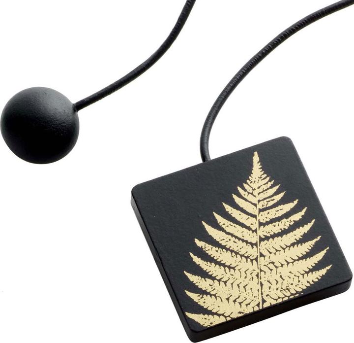 Casativo Curtain holder magnetic leaf pattern, black gold