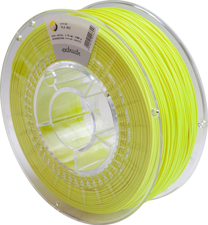 Produktbild Extrudr Filament PLA NX2 Neon Gelb 1.75mm 2500g (PLA, 1.75 mm, 2500 g, Gelb)