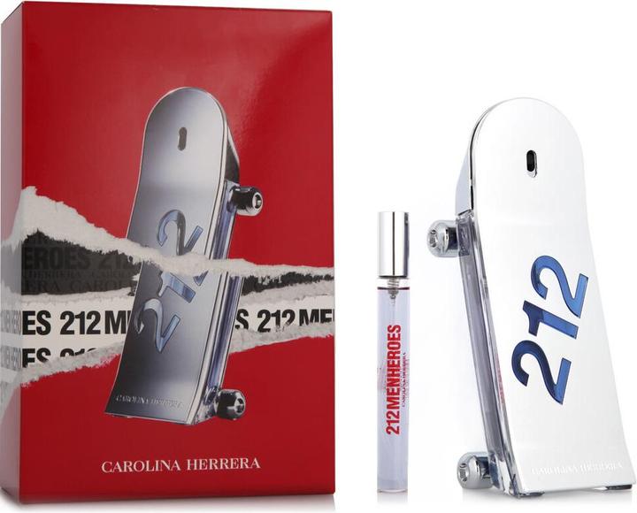 Produktbild Carolina Herrera 212 Men Heroes Forever Young EDT 90 ml + EDT MINI 10 ml (man) (Eau de Toilette, 90 ml)