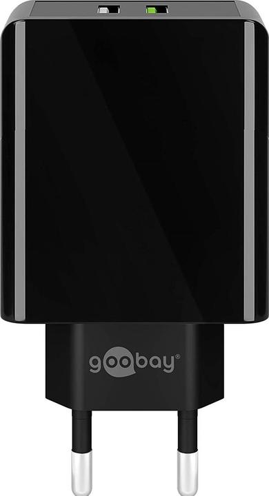 Actual product image Goobay Dual USB Quick Charger (30 W)