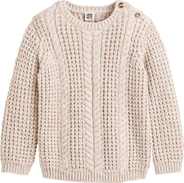 La Redoute Collections Pullover mit rundem Ausschnitt