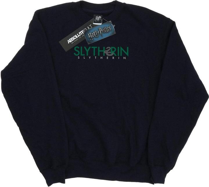 Actual product image Womens/Ladies Slytherin Text Sweatshirt (L)