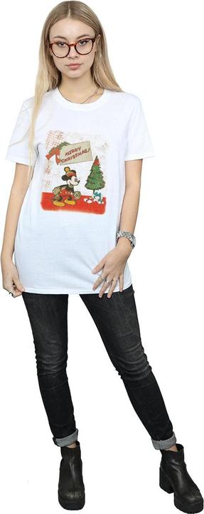 Produktbild Disney Mickey Mouse Vintage Christmas TShirt (L)