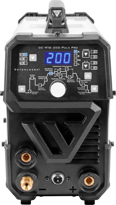 Actual product image Stahlwerk Combination welding machine DC TIG 200 Pulse Pro fully equipped 2 in 1