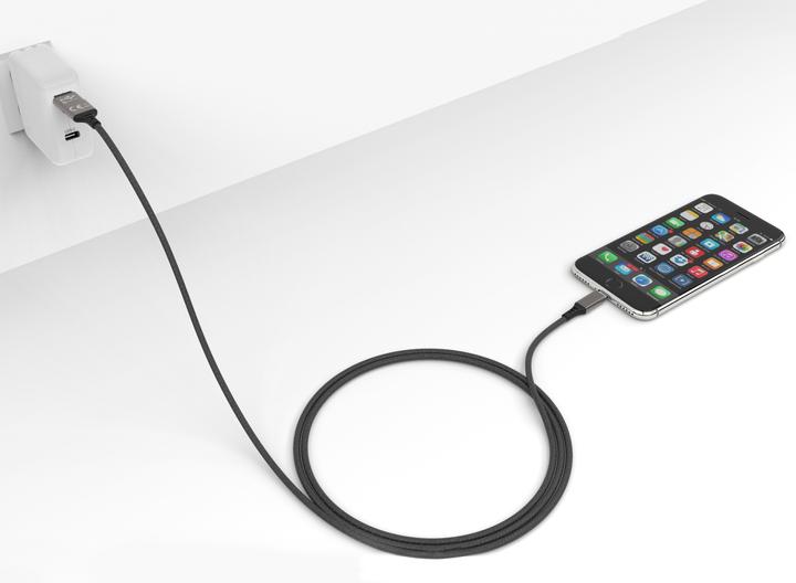 Actual product image Smrter Speedy USB charging cable to Lightning (1m), black ( SPEEDY L BK) (1 m, USB 3.0)