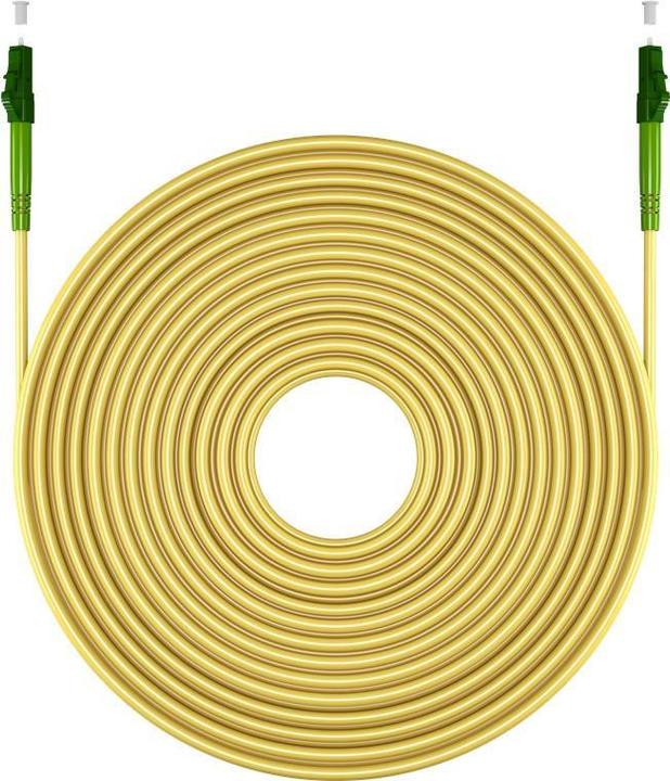 Immagine prodotto Goobay Cavo in fibra ottica FTTH, monomodale OS2 Giallo, Giallo Simplex, 25 m (S/UTP, CAT6, 25 m)