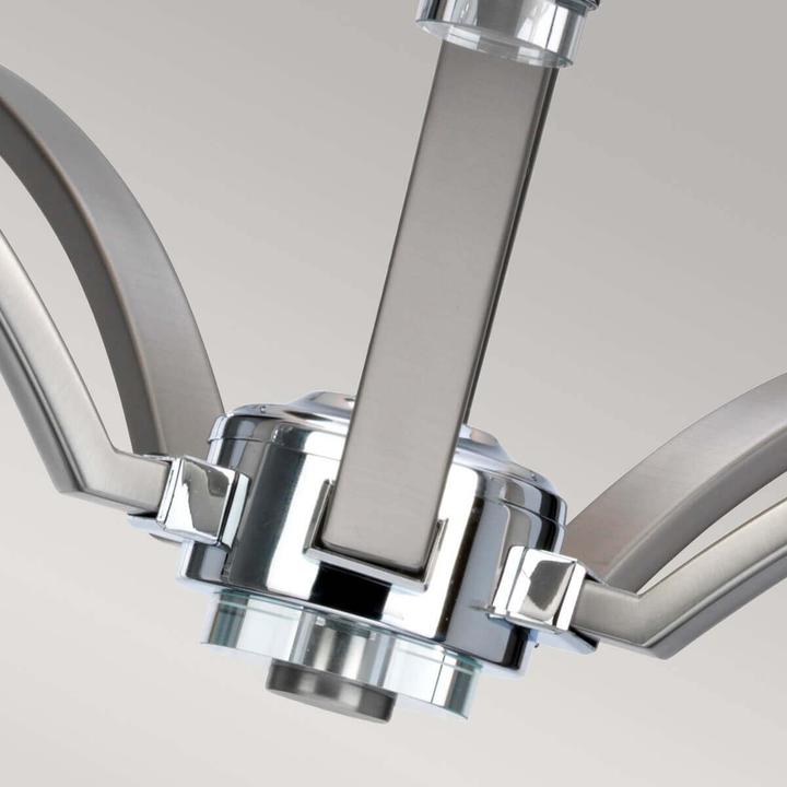 Produktbild Elstead Lighting Prospect Park Kronleuchter E27 5-fach Satin Nickel, Chrom (64.20 cm)