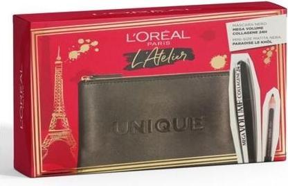 Image du produit L'Oréal Paris L'Oreal Paris Atelier Pouch Set avec Mascara Mega Volume et Crayon (Set maquillage)