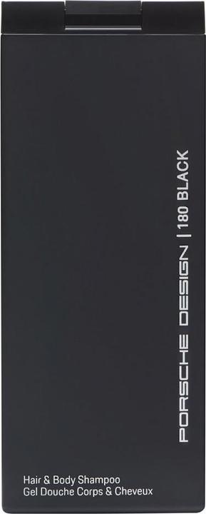 Actual product image Porsche Design 180 Black Hair & Body Shampoo (200 ml, Liquid shampoo)