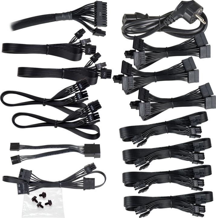 Image du produit EVGA Alimentation 1000 GQ 1000 W, 80 PLUS Gold, entièrement modulaire (1000 W)