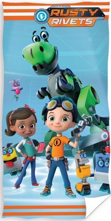 Actual product image MCU Rusty Rivets Badehåndklaede - 100 per cent bomuld (70 x 140 cm)