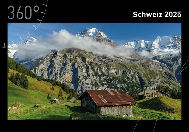 Produktbild 360° Schweiz Premiumkalender 2025 (50 x 35 cm, Deutsch)