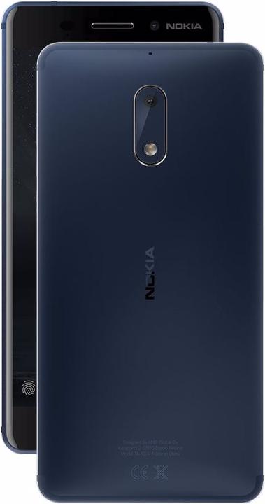 Immagine prodotto Nokia 6 (32 GB, Blu temperato, 5.50", Doppia SIM Ibrida, 16 Mpx, 4G)