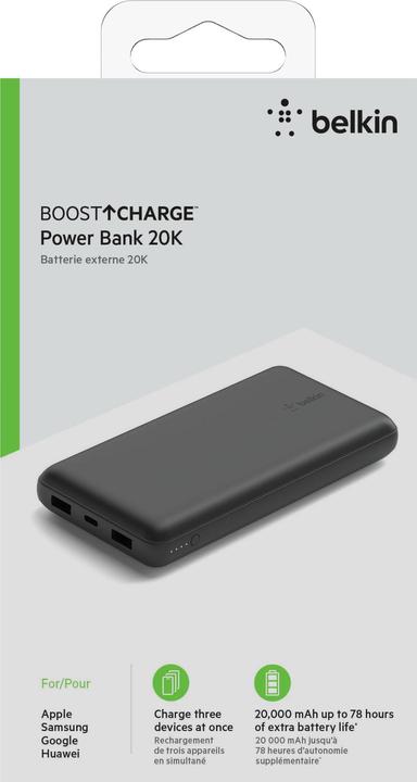 Immagine prodotto Belkin Boost Charge (20000 mAh, 15 W, 74 Wh)