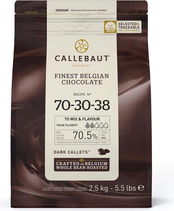 Actual product image Callebaut Chocolate Pebbles (2500 g)