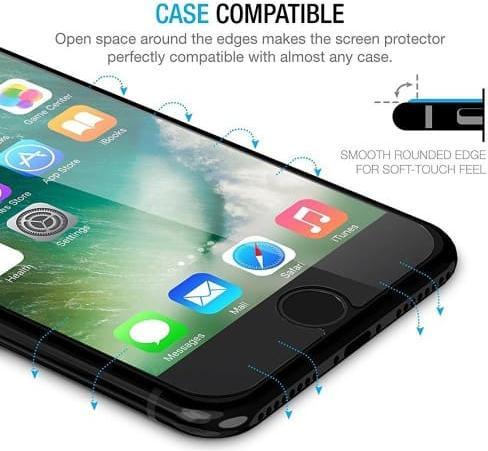 Actual product image Ueli Express iPhone SE / 8 / 7 screen protector armoured glass Casefriendly (1 Piece, Apple iPhone SE, Apple iPhone SE (3rd Gen), Apple iPhone SE (2nd Gen), Apple iPhone 8, Apple iPhone 7)
