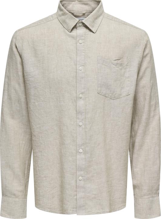 Only & Sons Onscaiden Life Reg Ls 1 Pkt Shirt Noos