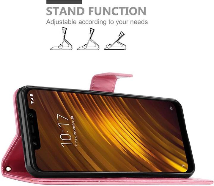 Image du produit Cadorabo Couverture du livre de fleurs (Xiaomi Pocophone F1)