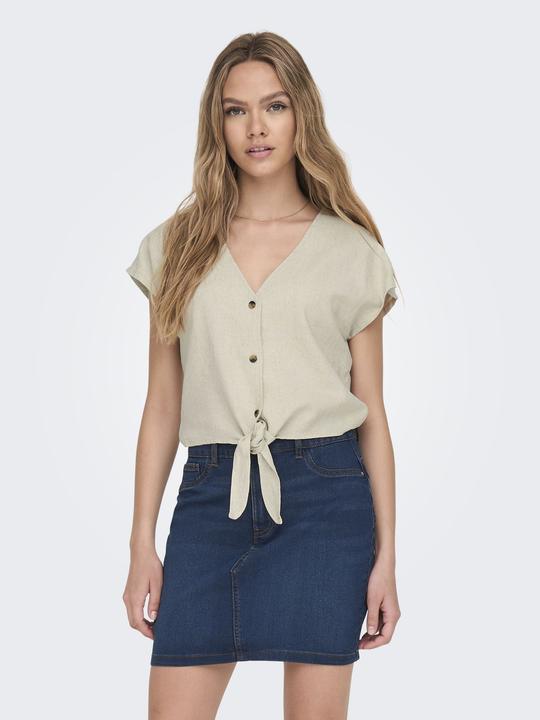 Actual product image JdY Knotted top with short sleeves (XS)