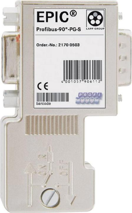 Produktbild Lapp kabel EPIC® Data PROFIBUS Steckverbinder mit Schraubanschluss EPIC® ED-PB-90-S Inhalt: 1 St.