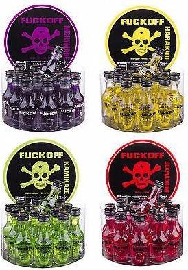 Actual product image Krugmann FUCK OFF Mix Pack 4 Shot Variants / % Germany (1 x 33 cl)