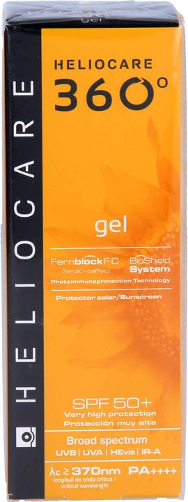 Image du produit Heliocare 360° gel SPF 50+ gel (Crème solaire, SPF 50, 50 ml)