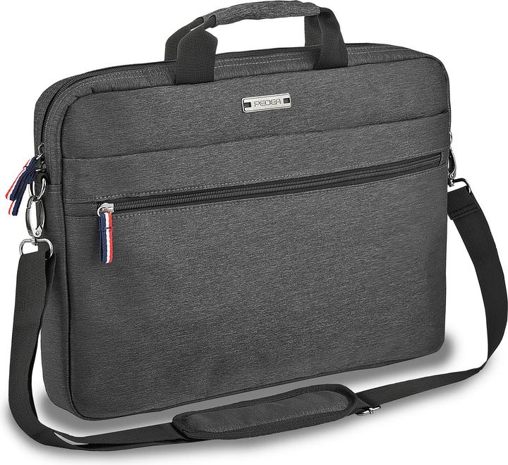Actual product image Pedea URBAN slim 43.9cm (17.3") laptop bag, grey (17.30")