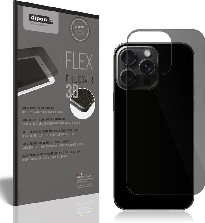 Image du produit Dipos Privacy Film de Protection d’écran Full Cover (1 pièce(s), Apple iPhone 15 Pro Max)