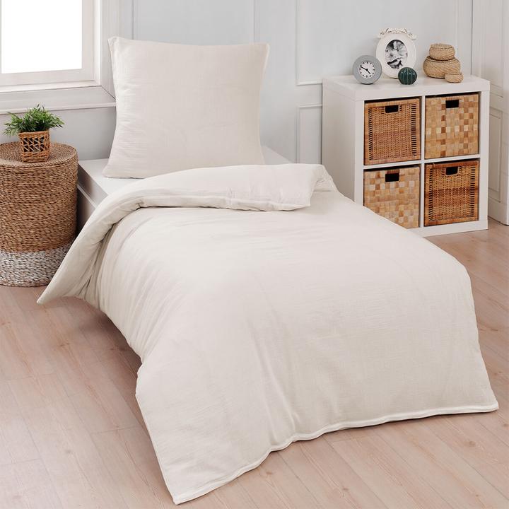 Image du produit Traumschlaf Musselin (Housse de couette, 160x210 cm + 65x100 cm)