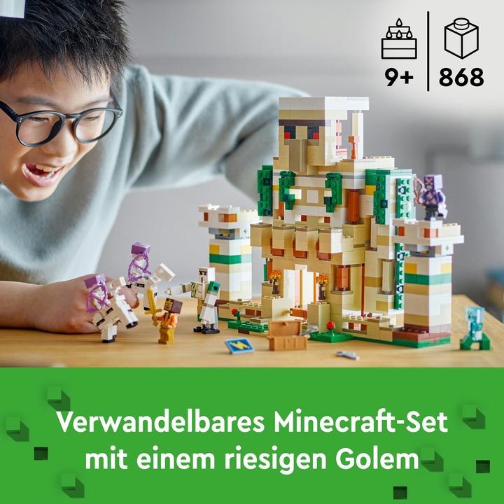 Produktbild LEGO Die Eisengolem-Festung (21250, LEGO Minecraft)