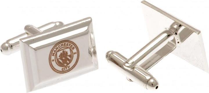 Manchester City FC versilberte Manschettenknöpfe (100% Metall)