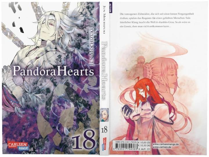 Actual product image Pandora Hearts, Band 18 (German, Jun Mochizuki, 2014)