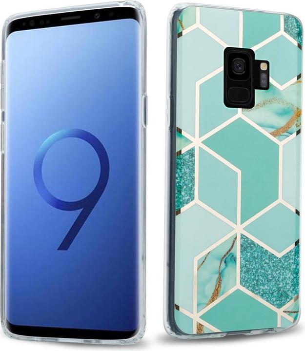 Actual product image Cadorabo IMD TPU Colorful Marble Cover (Samsung Galaxy S9+)